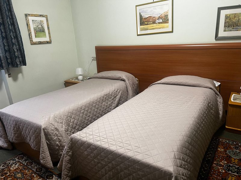 Camera doppia con due letti singoli dell'Albergo Milena